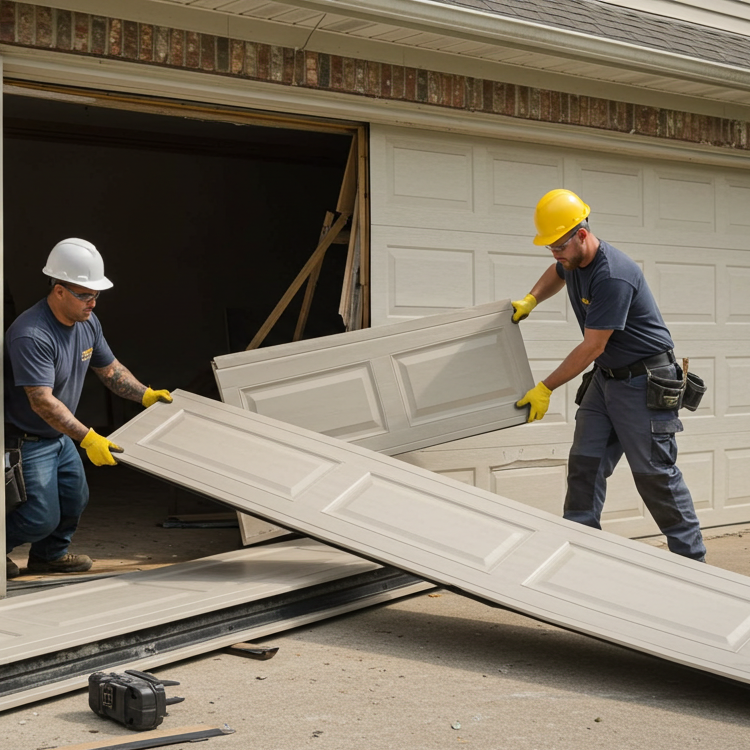 Garage Door Replacement in Needham